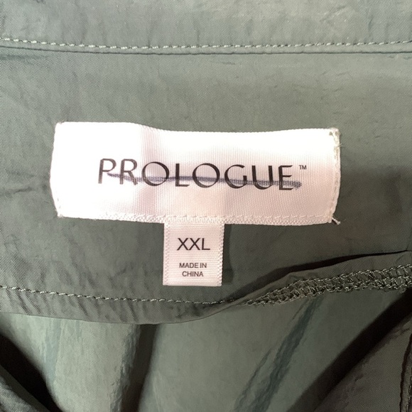Prologue Sea Green Crop Utility Bomber Jacket - Picture 7 of 10
